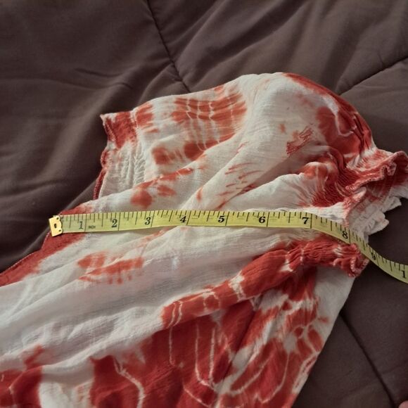 NWT Advance Apparels Dress Women's O/S Tie Dye Multicolor Summer Boho Coastal - Picture 11 of 12